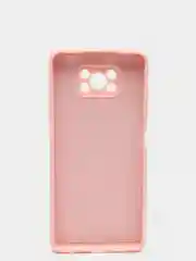 Пудровый чехол Xiaomi POCO X3 /POCO X3 PRO с защитой камеры и бархатом внутри