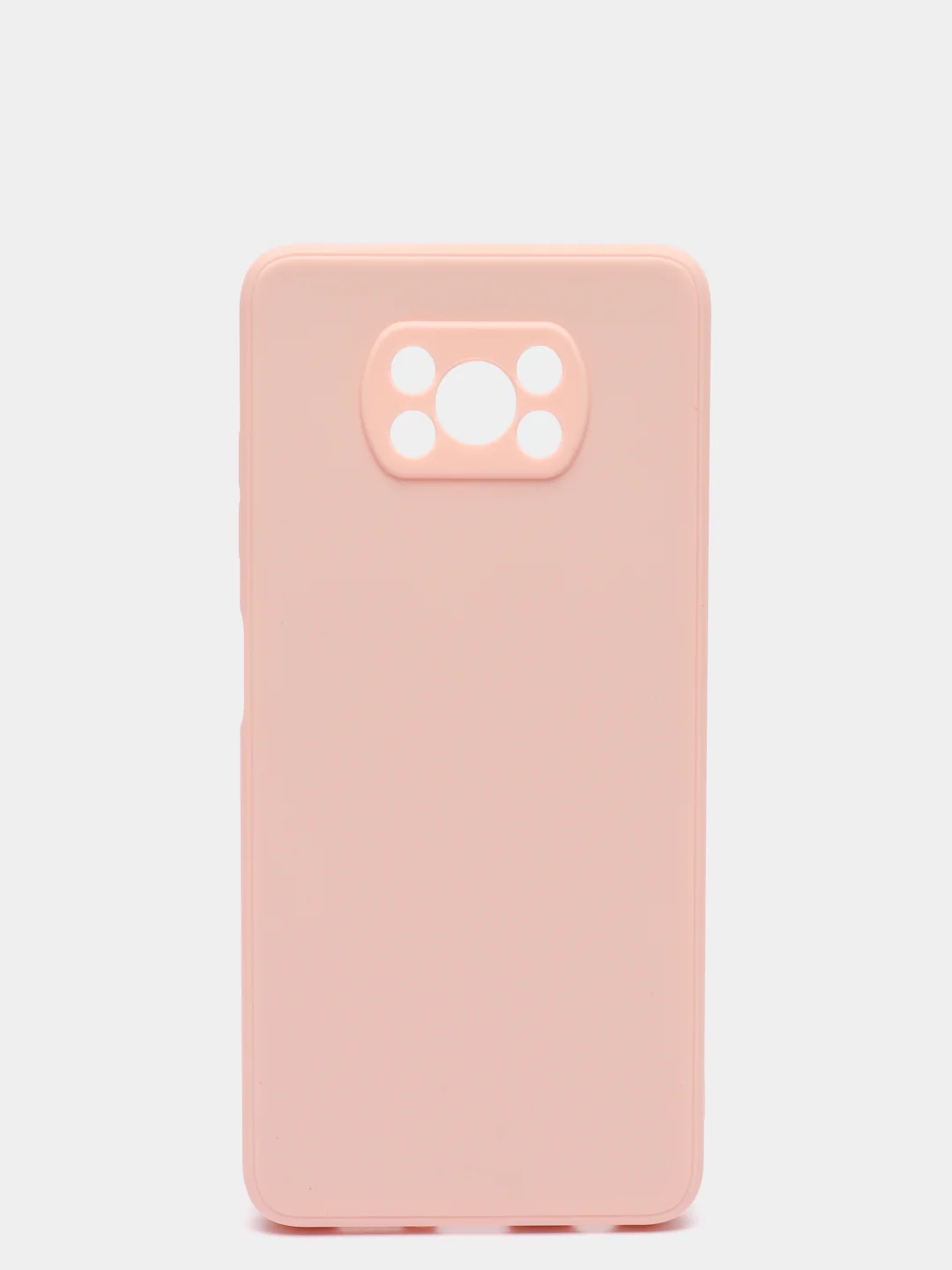 Пудровый чехол Xiaomi POCO X3 /POCO X3 PRO с защитой камеры и бархатом внутри