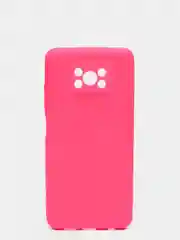 Фуксия чехол Xiaomi POCO X3 /POCO X3 PRO с защитой камеры и бархатом внутри