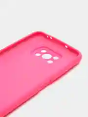 Фуксия чехол Xiaomi POCO X3 /POCO X3 PRO с защитой камеры и бархатом внутри