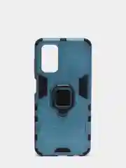 Синий меланж чехол противоударный с кольцом-держателем на Samsung Galaxy A13 (Самсунг Галакси А13)
