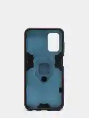Синий меланж чехол противоударный с кольцом-держателем на Samsung Galaxy A13 (Самсунг Галакси А13)