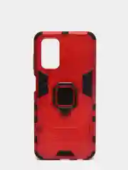 Красный чехол противоударный с кольцом-держателем на Samsung Galaxy A13 (Самсунг Галакси А13)