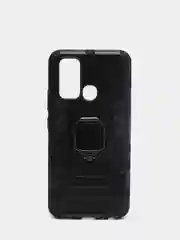 Черный чехол противоударный с кольцом-держателем на Vivo Y30 (Виво У30)