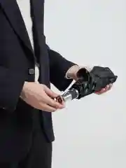 Черный зонт складной, мужской
