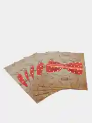 Алый пакет подарочный (5 шт/уп)
