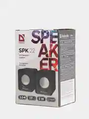 Акустическая система 2.0 Defender SPK 22 черный, 5 Вт, питание от USB