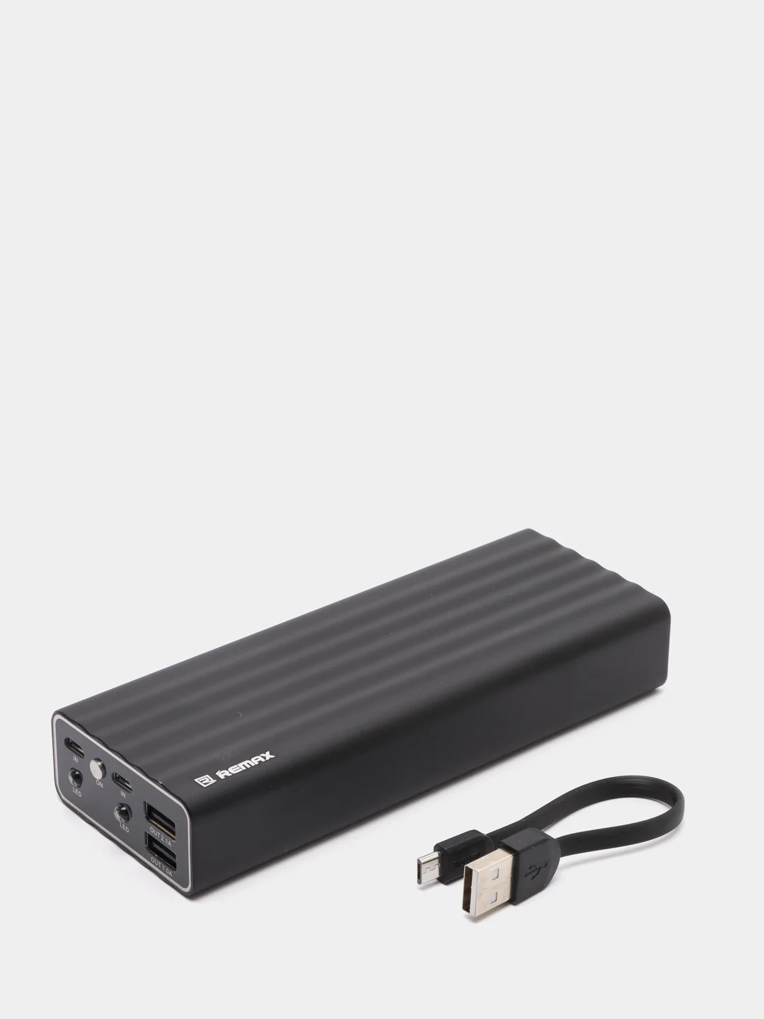Черный мобильный аккумулятор (PowerBank) REMAX Vanguard Series RPP-15 20000 mAh