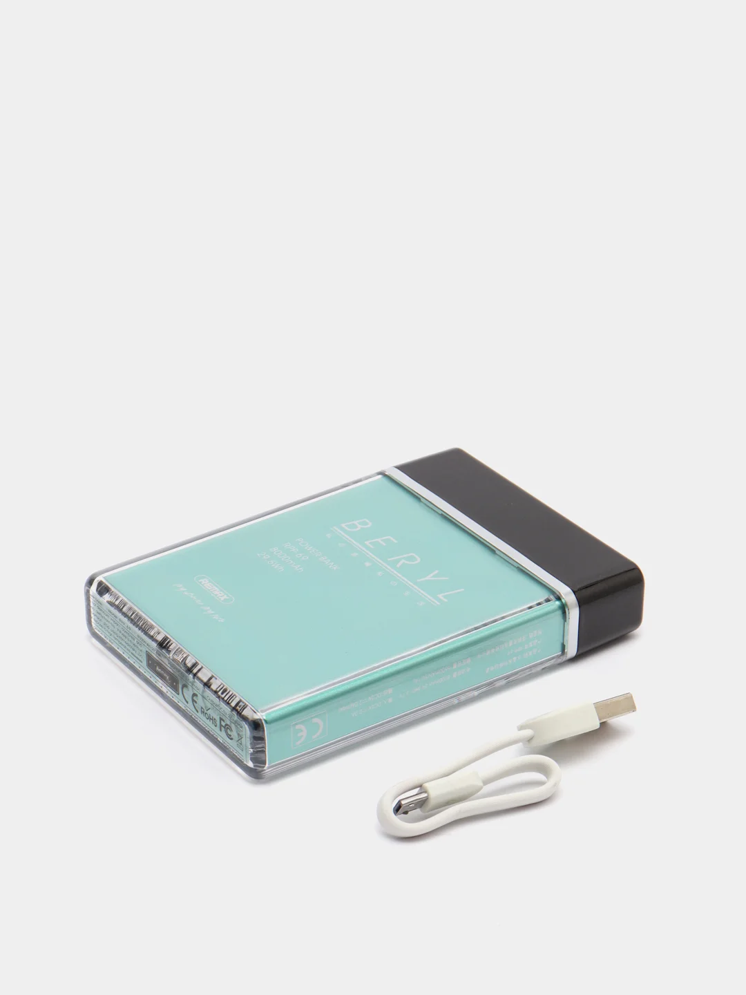 Зеленый мобильный аккумулятор (PowerBank) REMAX Beryl RPP-69 8000 mAh