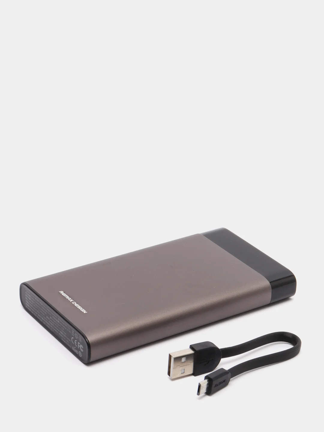 Черный мобильный аккумулятор (PowerBank) REMAX Renor Series RPP-120 10000 mAh