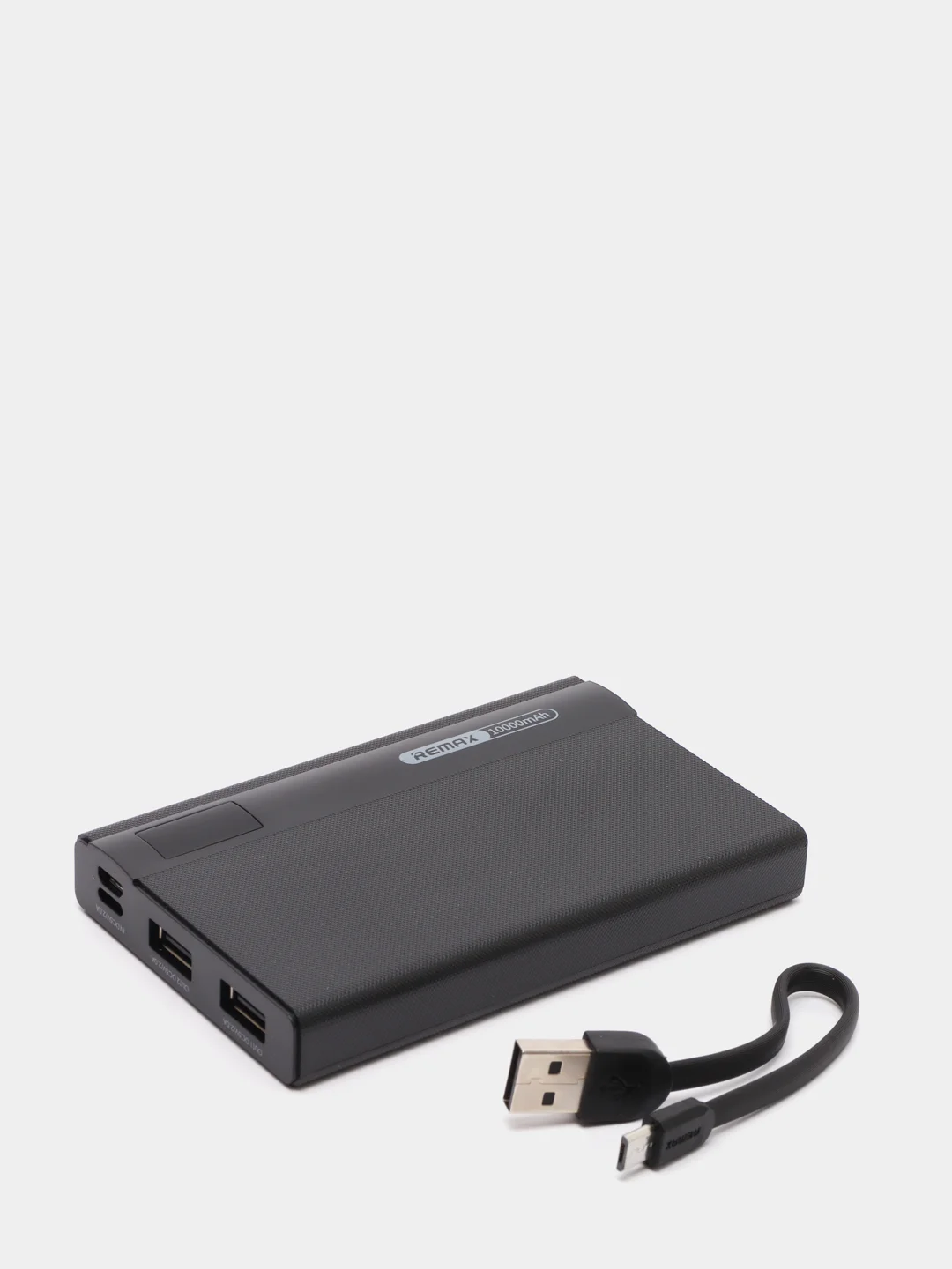 Черный мобильный аккумулятор (PowerBank) REMAX Linon Pro Series RPP-53 10000 mAh
