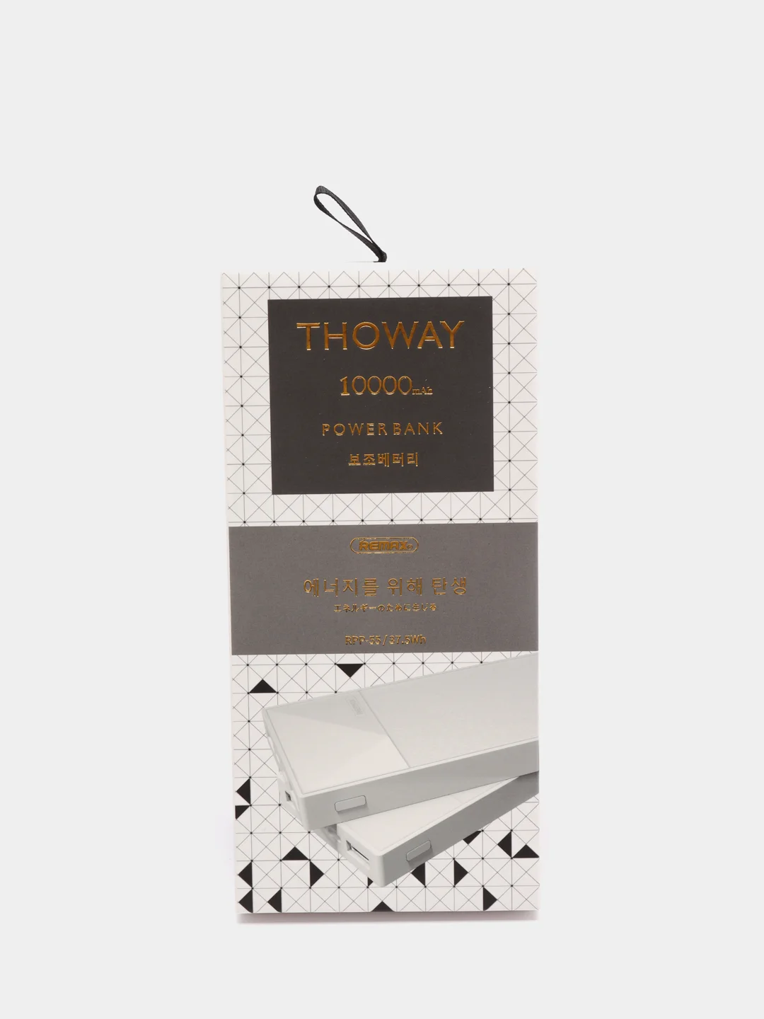 Белый мобильный аккумулятор (PowerBank) REMAX Thoway RPP-55 10000 mAh