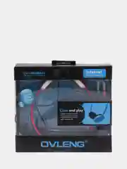 Розовый наушники Ovleng L8026
