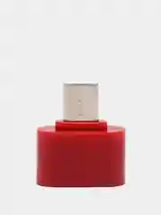 Багровый переходник OTG  USB - MicroUSB