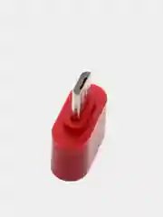 Багровый переходник OTG  USB - MicroUSB