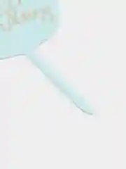 Голубой топпер "Happy Birthday"