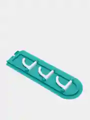 Тёмно-бирюзовый угловой крючок держатель, вешалка для кухни, ванной, органайзер самоклеящийся на липучке