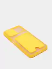 Желтый чехол для Xiaomi Redmi 9, 9C ,9T/Poco M3, пластиковый, c держателем для кредитных карт