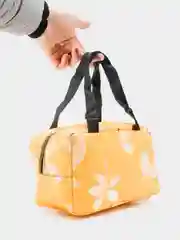 Желтый сумка-косметичка на замке 25 х 15 х 15 см