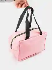 Розовый сумка-косметичка на замке 25 х 15 х 15 см