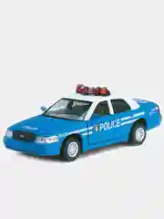 Синий металлическая машинка 1:42 Ford Crown Victoria Police Interceptor KT5342D