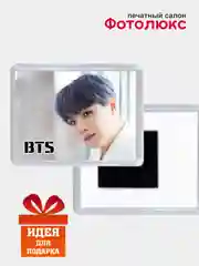 Золотой магниты на холодильник "BTS"