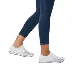 Белый кроссовки женские Rieker