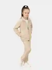 Бежевый костюм Утенок флисовый