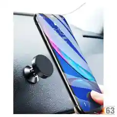 Черный держатель магнитный автомобильный универсальный S3 НА НОЖКЕ на приборную панель