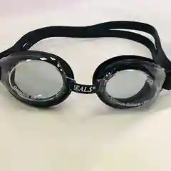 Черный очки для плавания