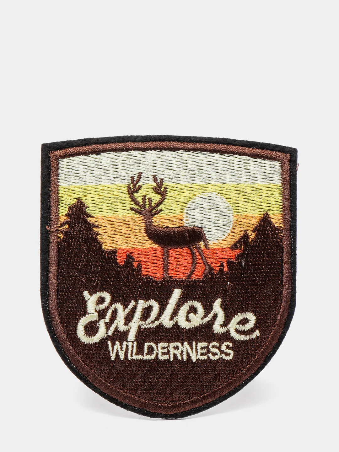 Коричневый термонашивки Adventure