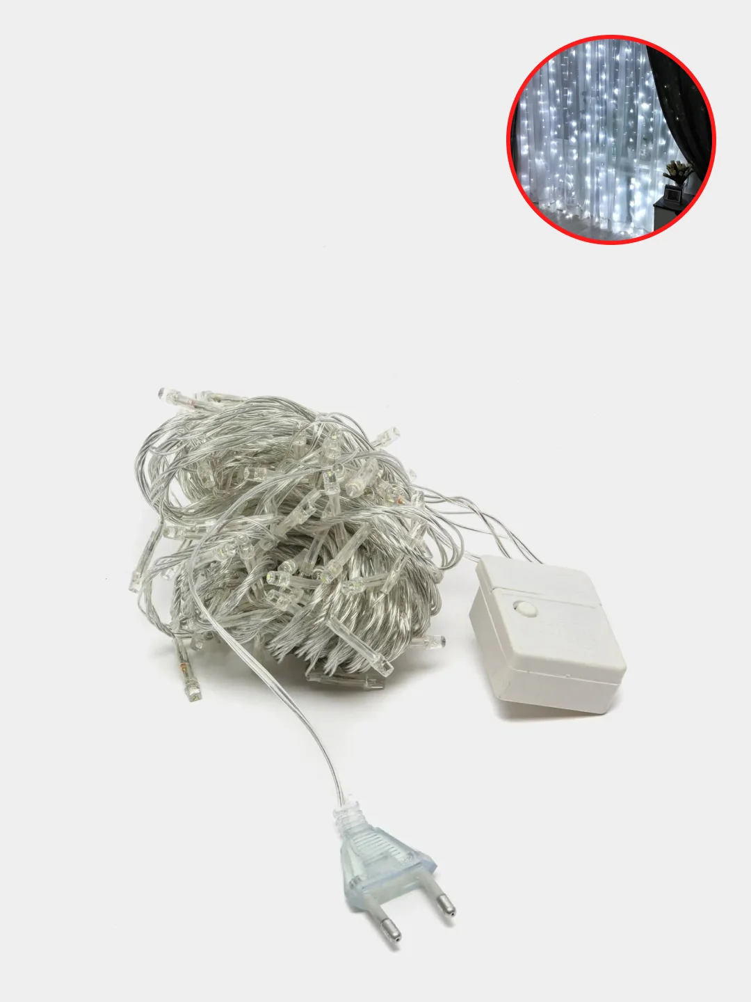 Белый новогодние гирлянды LED