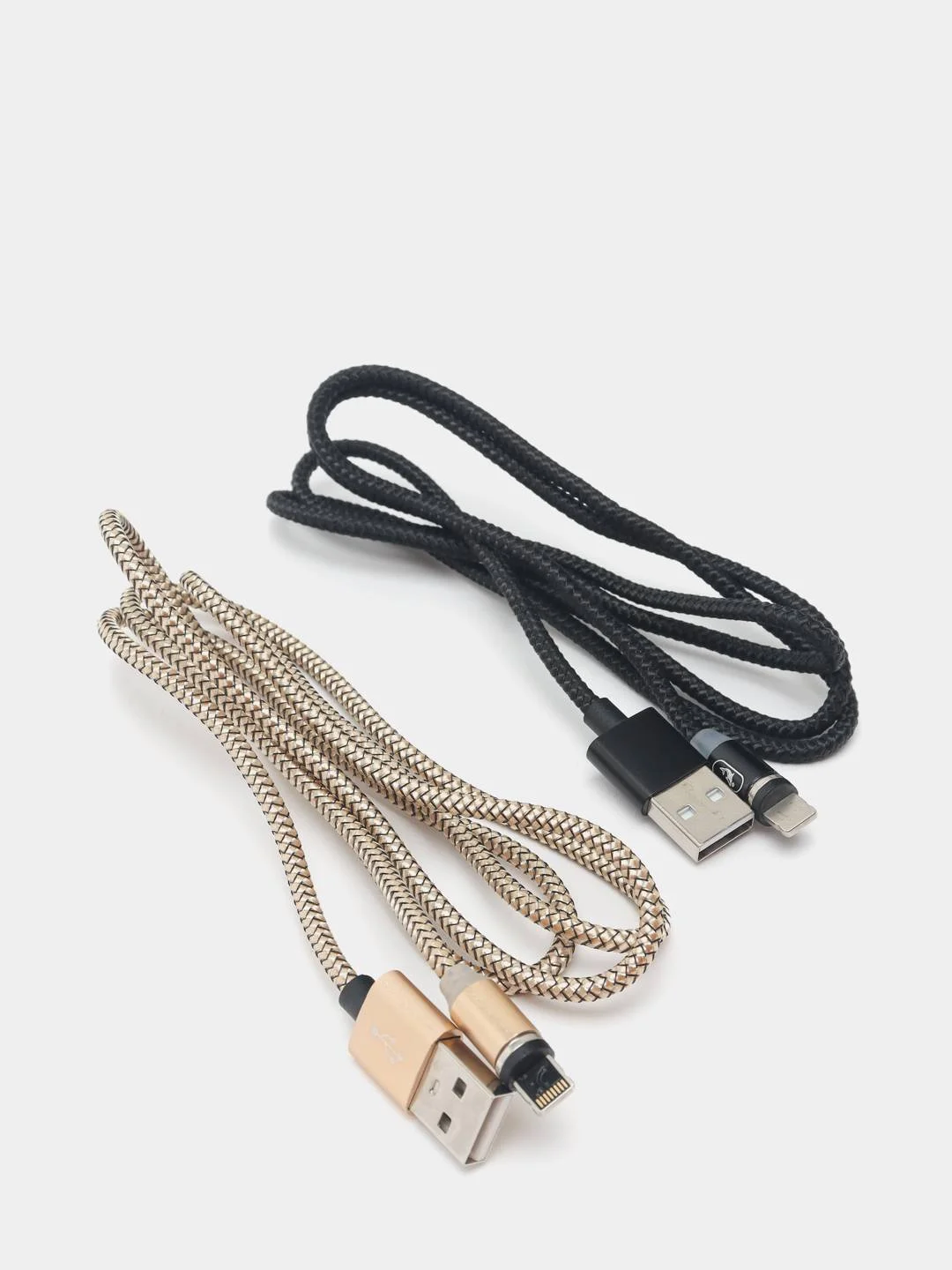 Золотой usb кабель и коннектор SKYDOLPHIN для зарядки магнитный 2.4A, Lightning, Type-C, MicroUsb