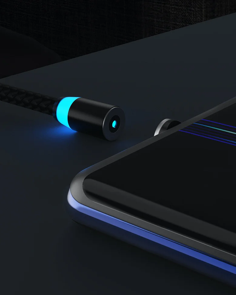 Золотой магнитный кабель USB - micro USB, магнитный кабель micro usb, юсб провод,зарядник телефона