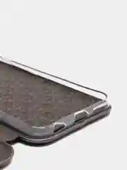Серебряный чехол книжка Apple iPhone 6 / 6s