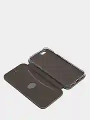 Серебряный чехол книжка Apple iPhone 6 / 6s