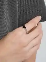 Серебряный кольцо "Сердце" женское