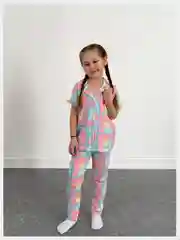 Розовый пижама для девочек/рубашка и брюки/классическая пижама