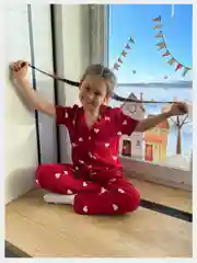 Бордовый пижама для девочек/рубашка и брюки/классическая пижама