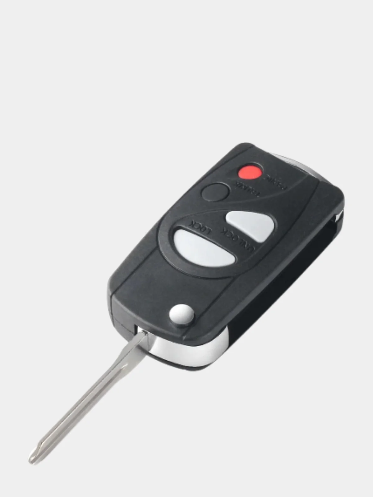 Белый корпус выкидного ключа Nissan, 4 кнопки Teana, Versa, Livina, Sylphy, Tiida