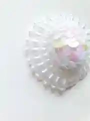 Белый декоративная  шляпка