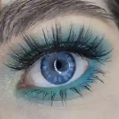 Цветные линзы голубые Glassball Blue