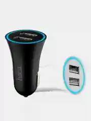 Автомобильное зарядное устройство HOCO UC204, 2 x USB, до 2.4A