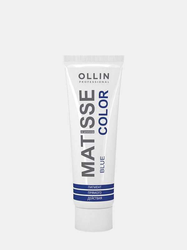Пигмент прямого действия "OLLIN PROFESSIONAL" MATISSE COLOR blue/синий 100мл