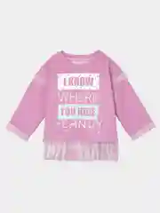Розовый джемпер для девочки LOKKI, 2131-158 Candy, серый меланж, Розовый