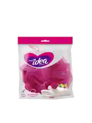 Мочалка "Fresh idea", розовая, шар