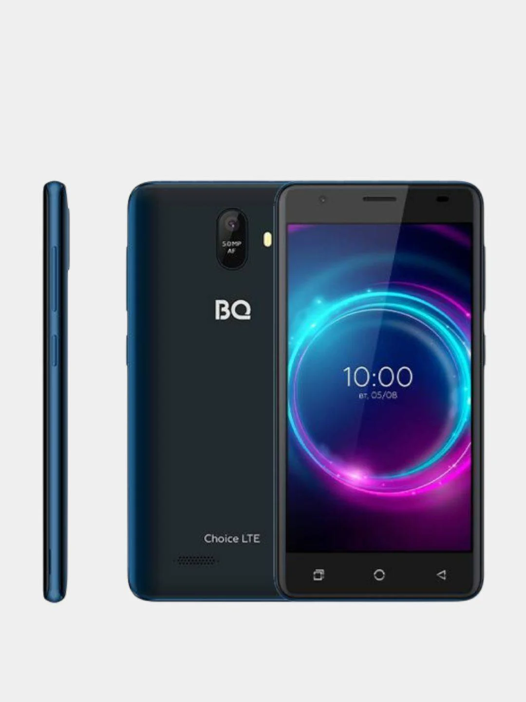 Синий смартфон BQ 5046L CHOICE LTE 16/2GB, 4 ядра, С НАДЁЖНОЙ ЗАЩИТОЙ данных