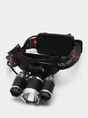 Налобный фонарь диодный с зарядкой Li-on 3хCREE T6