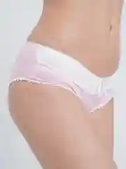 Розовый женские хлопковые трусы-слипы