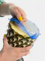 Голубой силиконовые крышки для кухни, 6 штук, 120 г